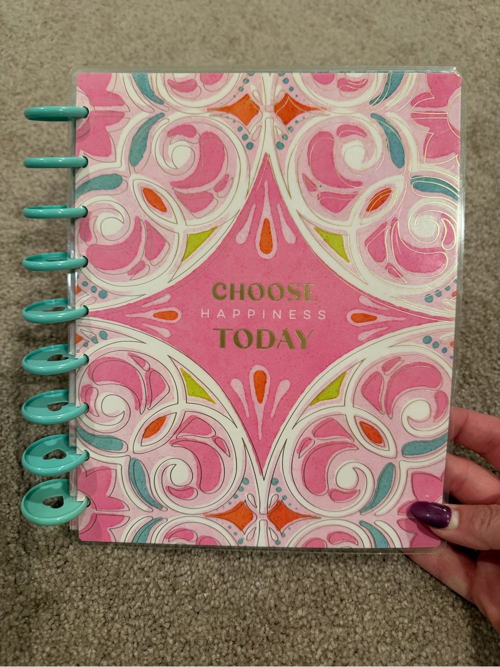 Happy Planner Classic 4 Pc Floral Folder Dashboard Accessory Bundle Boho